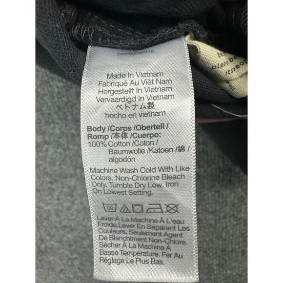 Madewell Shacket Women's Large Black Button Up Shirt Pockets Collared - Picture 7 of 7